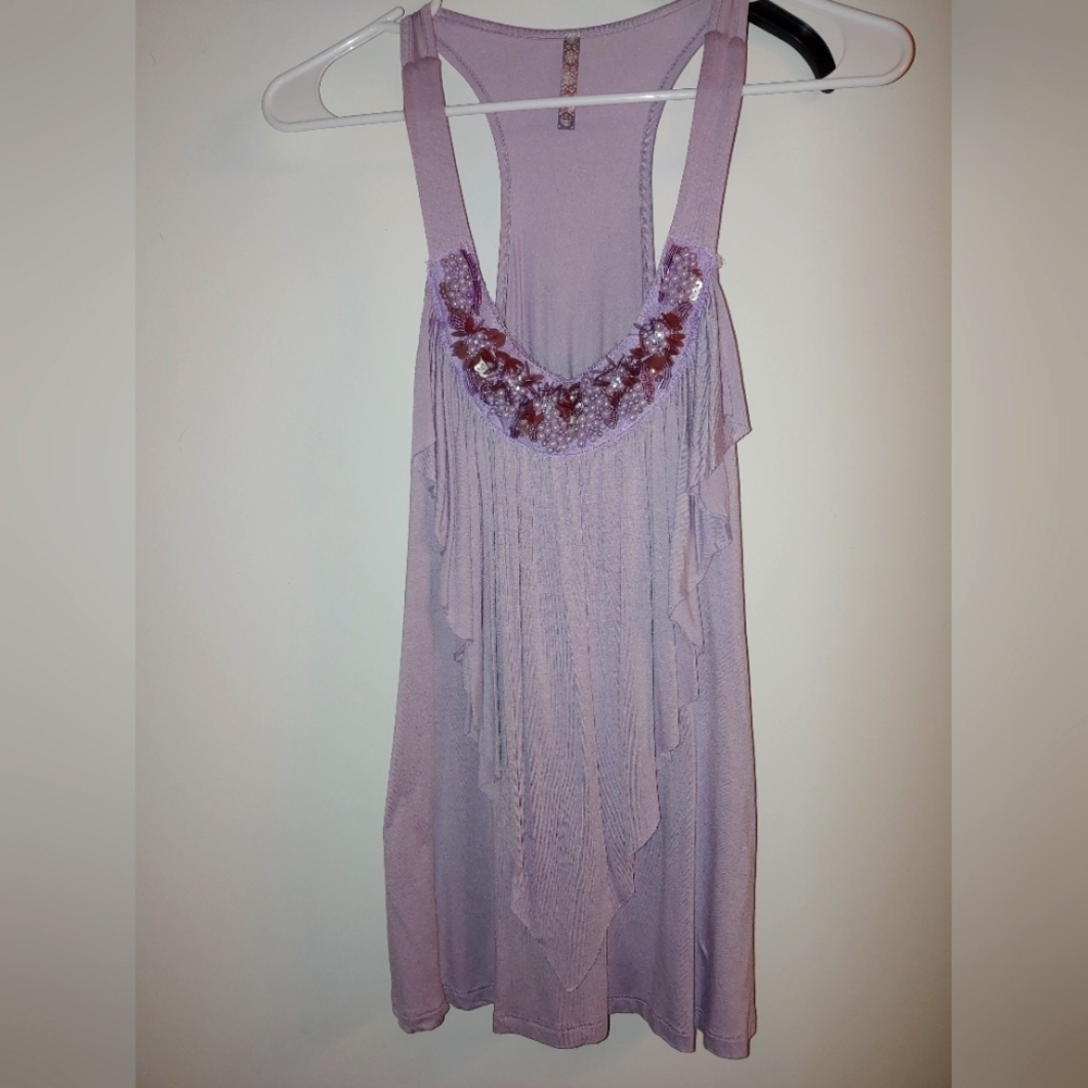 Lavender with sequenced neck line, size S, from Agaci
